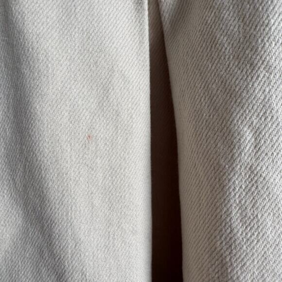 FREE PEOPLE Opal Swing Denim Jacket Cream Ecru - Picture 5 of 9